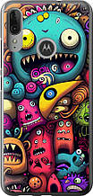 Чохол на Motorola Moto E6 Plus Смішні монстри "5549u-1780-851"