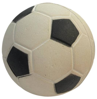 Іграшка для собак "Вініловий футбольний м'яч", 6 см