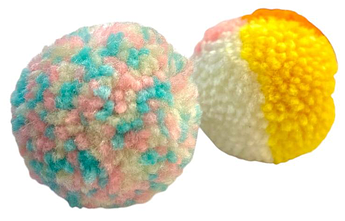 Набір помпонів для котів, 2шт.