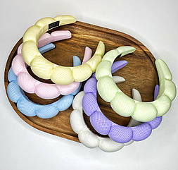 Обруч для вмивання пластик/ текстиль КОЛЬОРОВІ 6 шт/уп