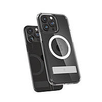 Чохол для Apple iPhone 16 Pro Max Spigen AAA Magnetic Clear Stand Transparent, з підставкою, прозорий, SPGCLST16pm