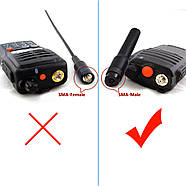 Nagoya NA-771 SMA Male (тато) посилена гнучка антена для рацій дводіапазонна 144/430MHz 39 см, фото 6