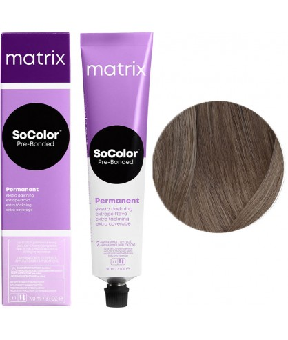 Matrix SoColor Pre-Bonded Фарба для волосся 506NV - Темний блондин натуральний фіолетовий, 90 мл