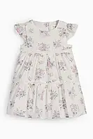 Дитяча сукня з легкого шифону з квітковим малюнком