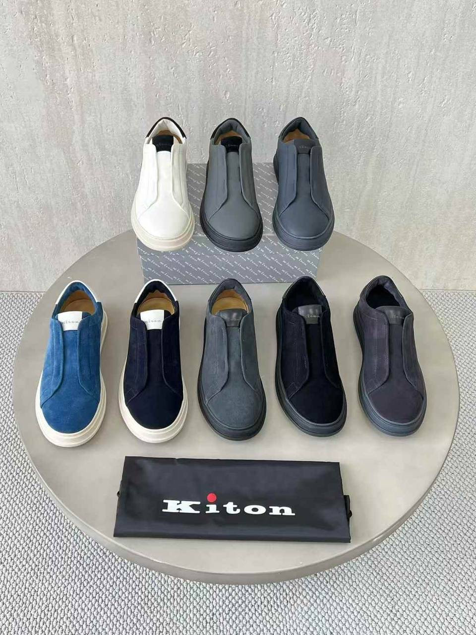 Чоловічі брендові кеди Kiton