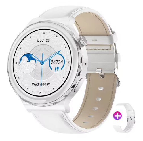 Смарт-годинник жіночий Smart HW52I (розмова, тонометр, температура, пульсоксиметр) 2 ремінці