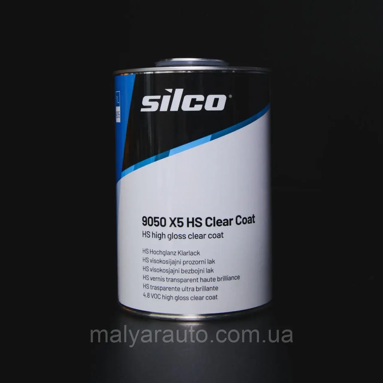 Лак стійкий до подряпин SILCO 9050 X5 HS Clear Coat HS 1л+0,5л затвердник