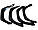Розширювачі колісних арок квадратні шагрень 3-дверний Лада 4х4, Нива Легенд, фото 2