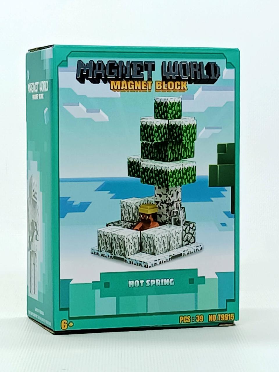 Магнітний конструктор Star toys Майнкрафт «Magnet world» 39 деталей T9920-2