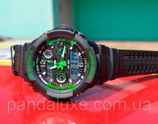 Годинник наручний Skmei S-Shock Green 0931, фото 5