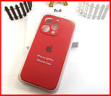 Чохол Silicone Case для Iphone 16 Pro червоний (4 колір RED), силіконовий чохол на АйФОН 16 ПРО червоний, фото 2