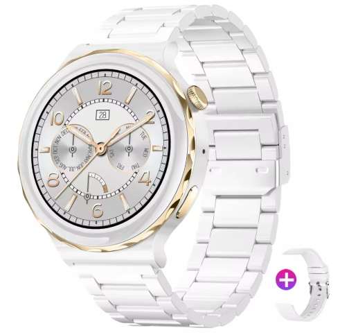 Смарт-годинник жіночий Smart HW52D (розмова, тонометр, температура, пульсоксиметр) 2 ремінці