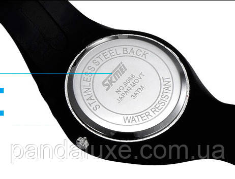 Годинник наручний Skmei Rubber Black II 9068, фото 6