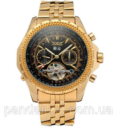 Годинник чоловічий механічний з автопідзаводом Jaragar Exclusive, фото 4