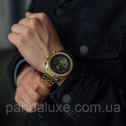 Годинник чоловічий механічний з автопідзаводом Jaragar Exclusive, фото 5