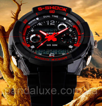 Годинник наручний Skmei S-Shock Red 0931R, фото 5
