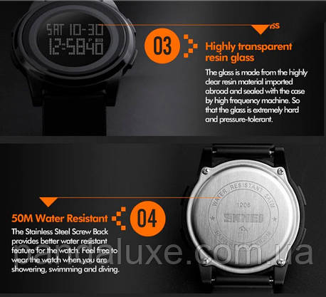 Годинник наручний Skmei Ultra New 1206, фото 5