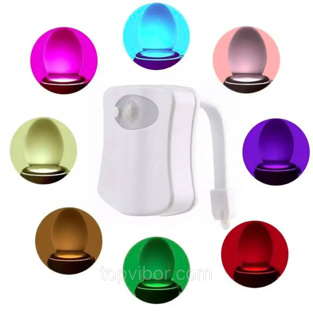 LED підсвічування для унітазу з датчиком руху The original lightbowl, світлодіодне підсвічування для унітазу