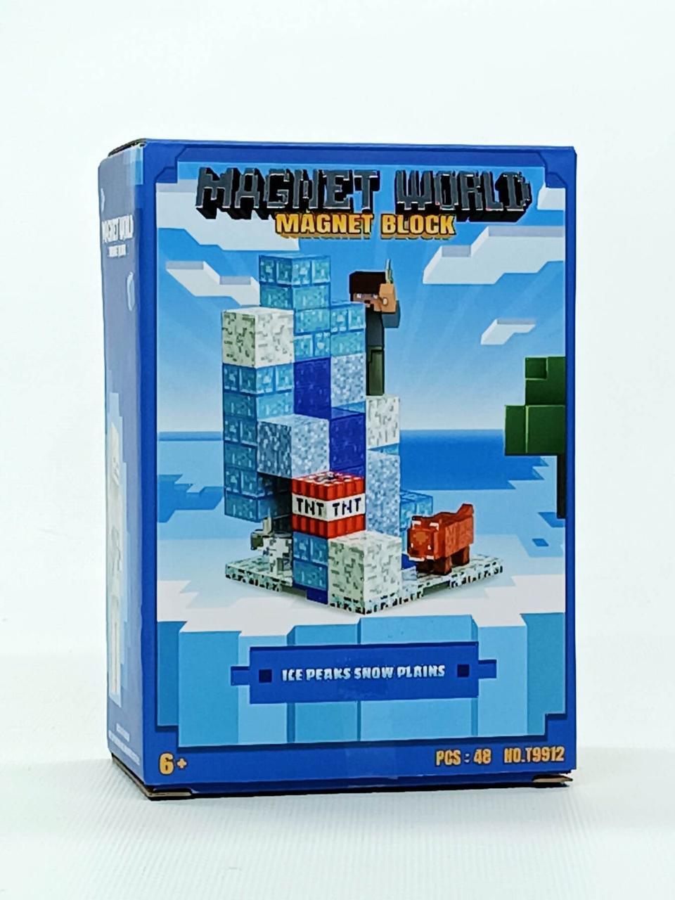 Магнітний конструктор Star toys Майнкрафт «Magnet world» 48 деталей T9920-8