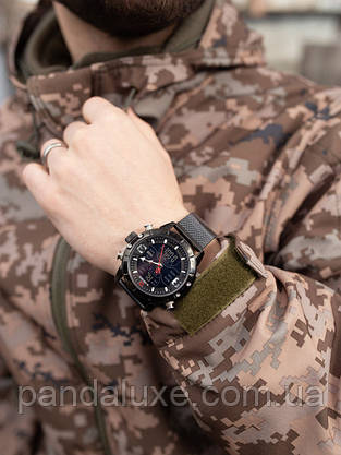 Годинник чоловічий тактичний Naviforce Tesla Black NF9153, фото 4