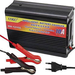 Зарядний пристрій для акумуляторів авто 10A, BATTERY CHARGER MA-1210A з вбудованим амперметром