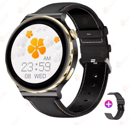 Смарт-годинник жіночий Smart HW52G (розмова, тонометр, температура, пульсоксиметр) 2 ремінці