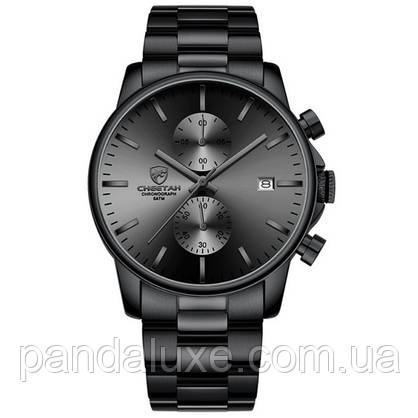 Годинник чоловічий стильний чорний Cheetah Mars Black, фото 3