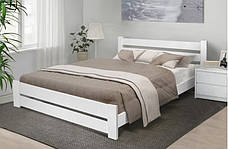 Дерев'яне ліжко Глорія з масиву сосни з ламелями, фото 2