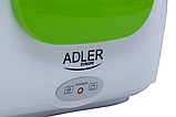 Ланчбокс, контейнер для їжі з підігрівом Adler AD 4474 green (220V, 1,1 л, 50 °C, Польща), фото 10