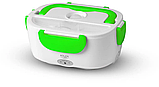 Ланчбокс, контейнер для їжі з підігрівом Adler AD 4474 green (220V, 1,1 л, 50 °C, Польща), фото 9