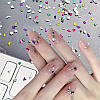 Декор стрази для манікюру та педикюру – блискучі стрази змішаної форми, 100 шт., 2–3 мм, фото 5
