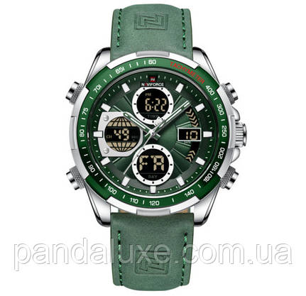 Годинник чоловічий тактичний Naviforce Fly ArmyGreen, фото 3