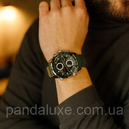 Годинник чоловічий тактичний Naviforce Fly ArmyGreen, фото 4