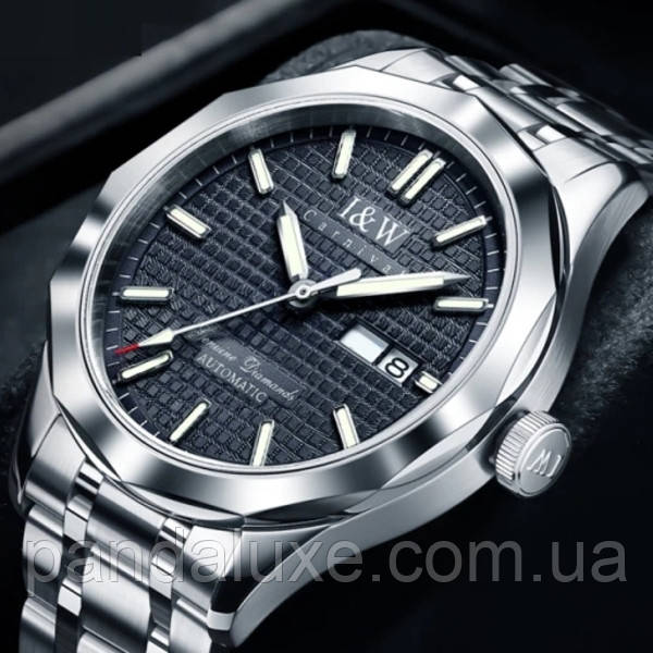 Годинник чоловічий механічний з автопідзаводом Carnival Carbon, фото 1