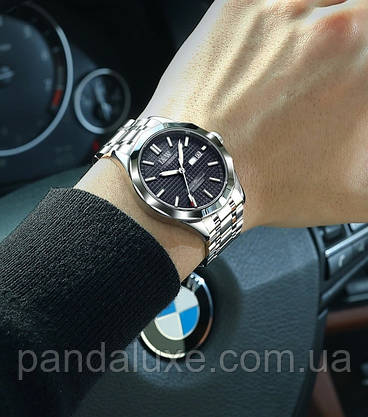 Годинник чоловічий механічний з автопідзаводом Carnival Carbon, фото 6