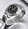 Годинник чоловічий механічний з автопідзаводом Benyar Automatic 10 BAR, фото 7