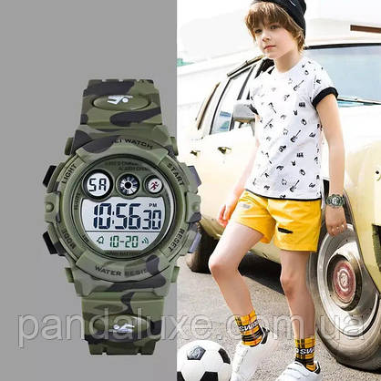 Годинник наручний дитячий Skmei Kids KamoGreen, фото 4