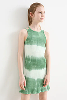 Трикотажний сарафан майка в рубчик для дівчинки 164см (14Y+)