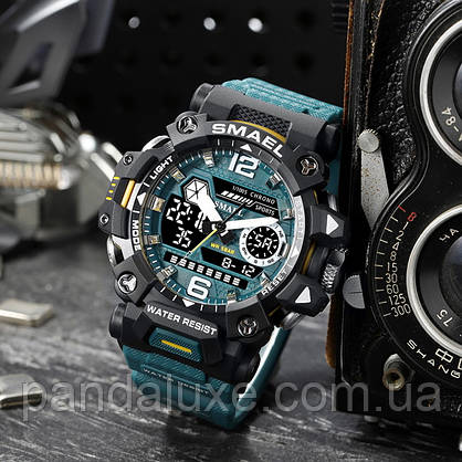 Годинник чоловічий спортивний водостійкий Smael Chrono, фото 3