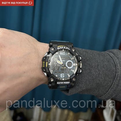 Годинник чоловічий спортивний водостійкий Smael Chrono, фото 6
