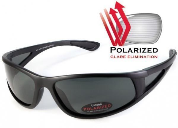 Окуляри поляризаційні BluWater Florida-3 Polarized (gray) чорні, фото 1