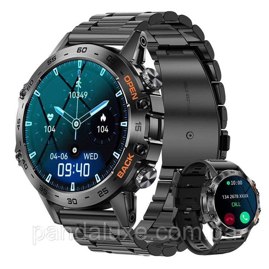 Часы наручные Smart Delta K52 Black, 2 ремінці, фото 1