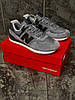 Чоловічі кросівки New balance 574 Gray Nb Classic взуття Нью Беланс сірі замшеві весна осінь, фото 4