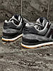Чоловічі кросівки New balance 574 Gray Nb Classic взуття Нью Беланс сірі замшеві весна осінь, фото 10