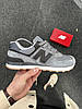 Чоловічі кросівки New balance 574 Gray Nb Classic взуття Нью Беланс сірі замшеві весна осінь, фото 8