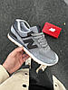 Чоловічі кросівки New balance 574 Gray Nb Classic взуття Нью Беланс сірі замшеві весна осінь, фото 5