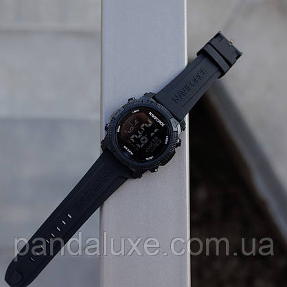 Годинник чоловічий тактичний чорний Naviforce Europe Black, фото 4
