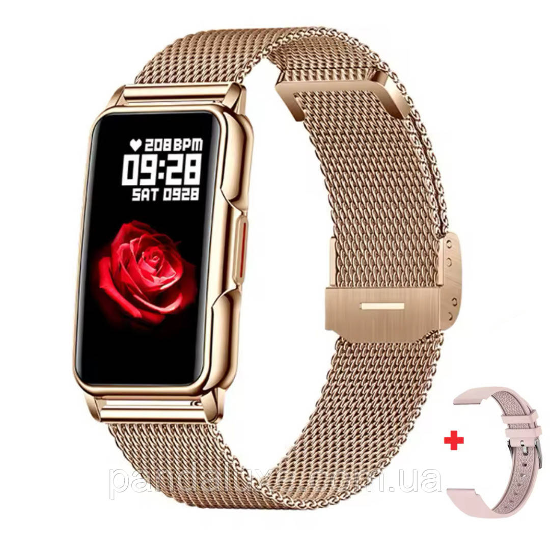 Часы наручные Smart Mioband Nano+ Gold, 2 ремінці