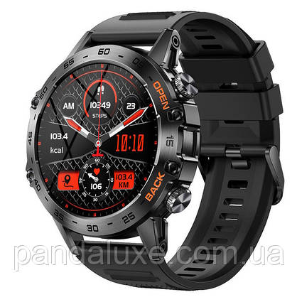 Часы наручные Smart Delta K52 Black Rubber, 2 ремінці, фото 3