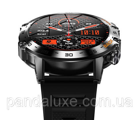 Часы наручные Smart Delta K52 Black Rubber, 2 ремінці, фото 4